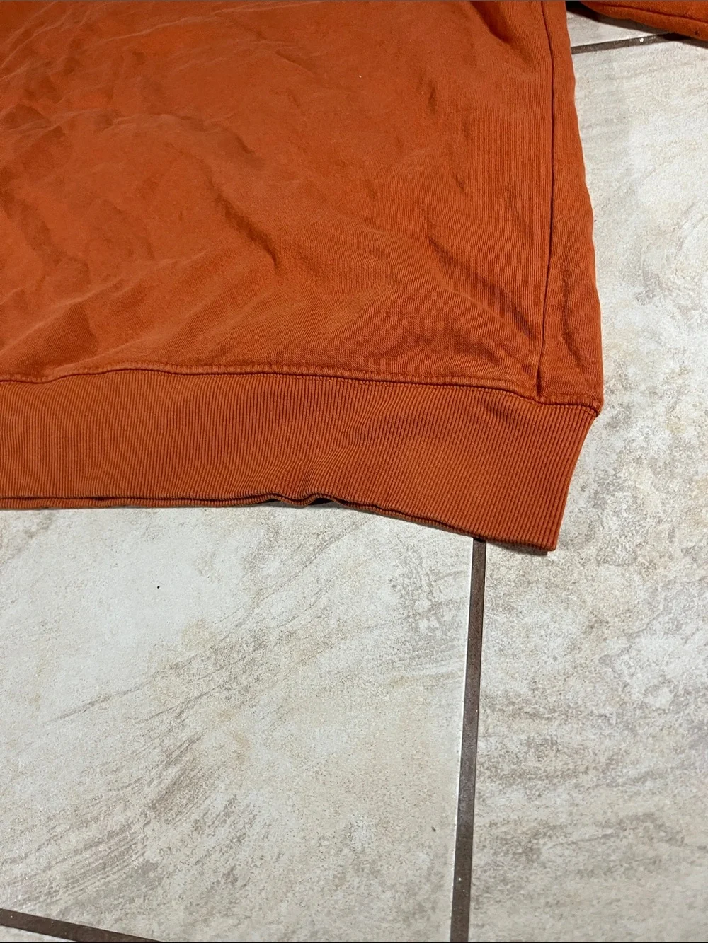 The North Face Men's Hooded Pullover Sweatshirt - Rust